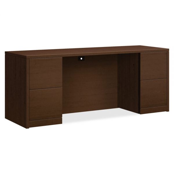 HON105900MOMO HON 10500 Series Double Pedestal Credenza with Kneespace | 4 File Drawers | 72"W
