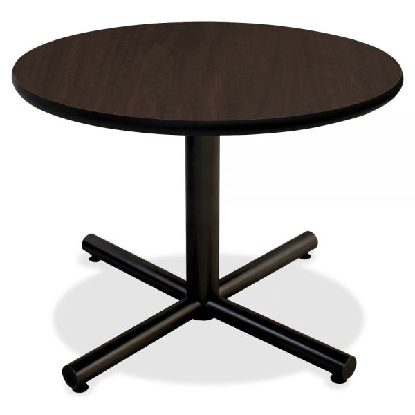 LLR62580 Lorell Hospitality Espresso Laminate Round Tabletop