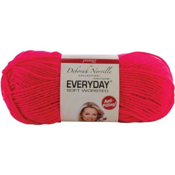 NOTM061749 Deborah Norville Collection Everyday Yarn - Neon Pink
