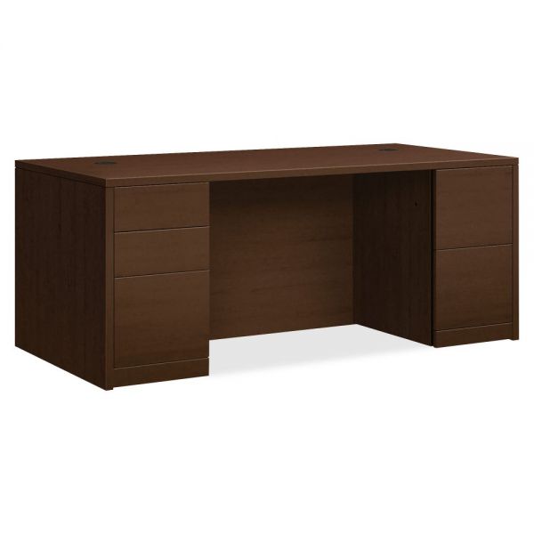 HON105890MOMO HON 10500 Series Double Pedestal Desk | 2 Box / 3 File Drawers | 72"W