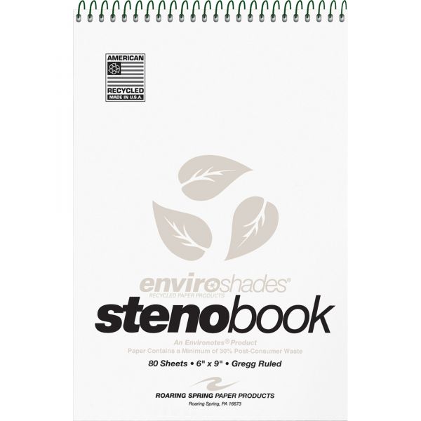 ROA12274 Enviroshades Perforated Steno Pads