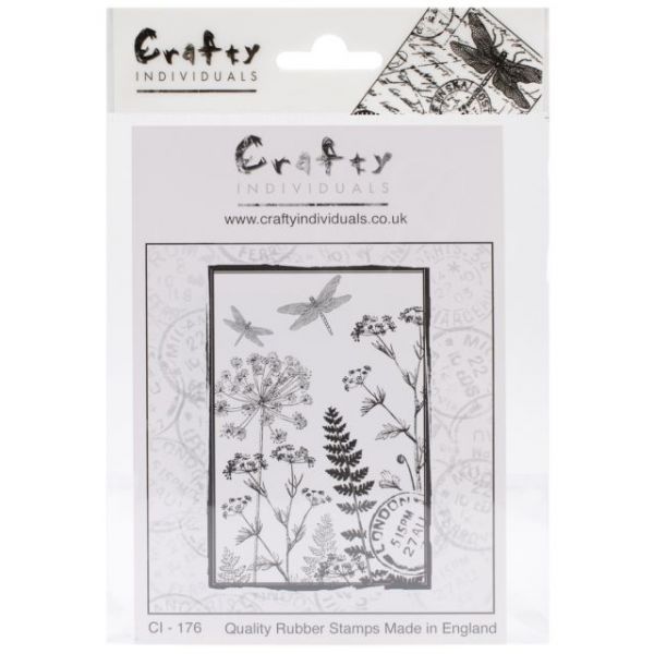 NOTM289904 Crafty Individuals Unmounted Rubber Stamp 4.75"X7" Pkg