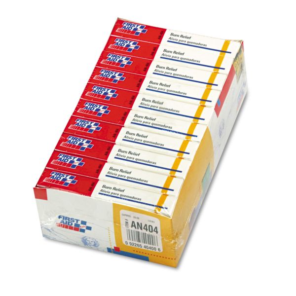 FAOAN404 First Aid Only Burn Treatment Pack Refills for ANSI-Compliant First Aid Kits/Cabinets, 60/Pack