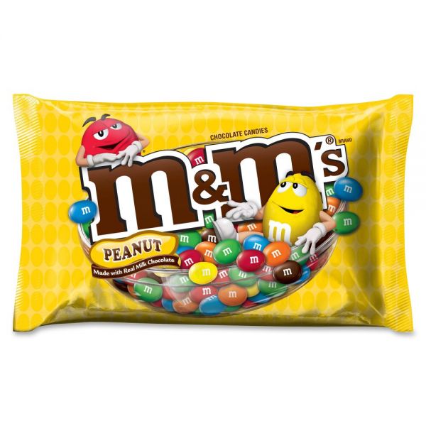 MRS24929 M&M's Milk Chocolate With Peanuts Bite Size Candy