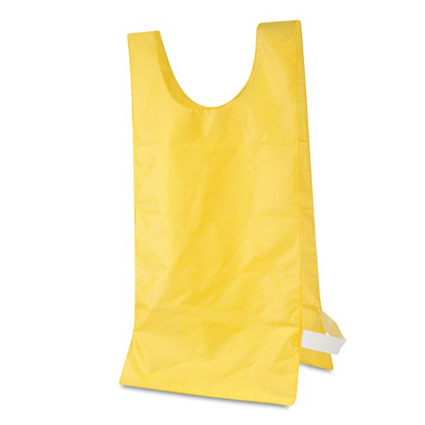CSINP1GD Champion Sports Heavyweight Pinnies, Nylon, One Size, Gold, 12/Box