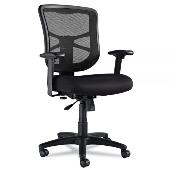 ALEEL42BME10B Alera Elusion Series Mesh Mid-Back Swivel/Tilt Chair, Black