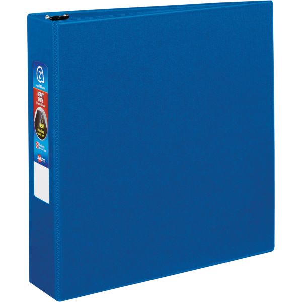 AVE79882 Avery Heavy-Duty 3-Ring Binder with One Touch EZD Rings, 2" Capacity, Blue