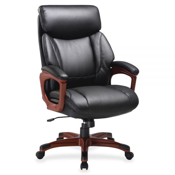 LLR59494 Lorell Executive Leather Office Chair
