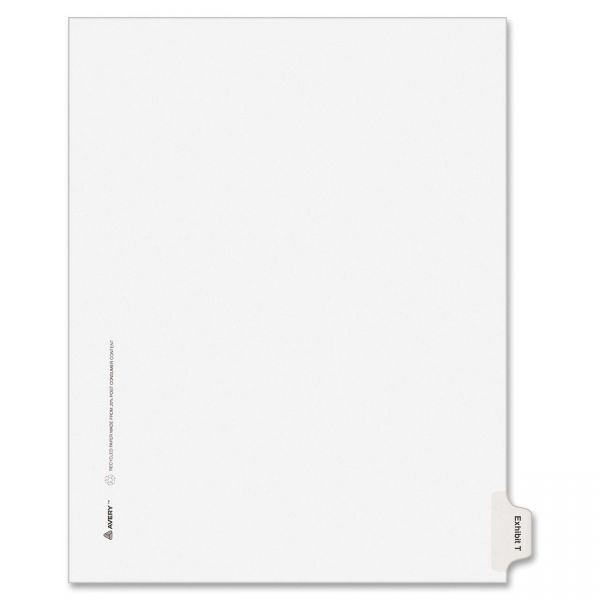AVE82126 Avery Legal Exhibit Index Dividers