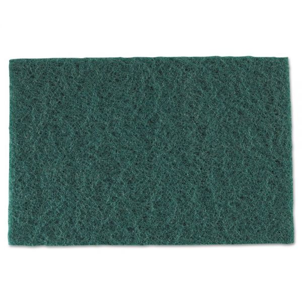 RPPS960 Royal Medium-Duty Scouring Pad, 6 x 9, Green, 60/Carton