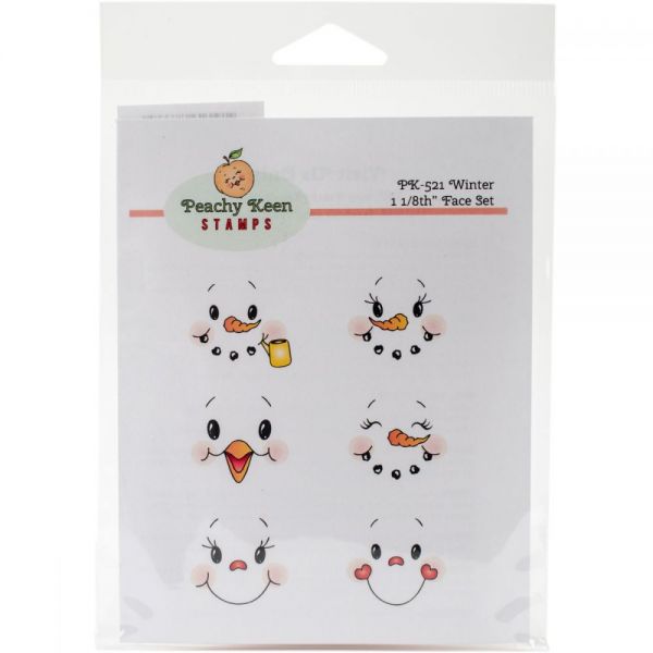 NOTM335289 Peachy Keen Stamps Clear Face Assortment 6/Pkg