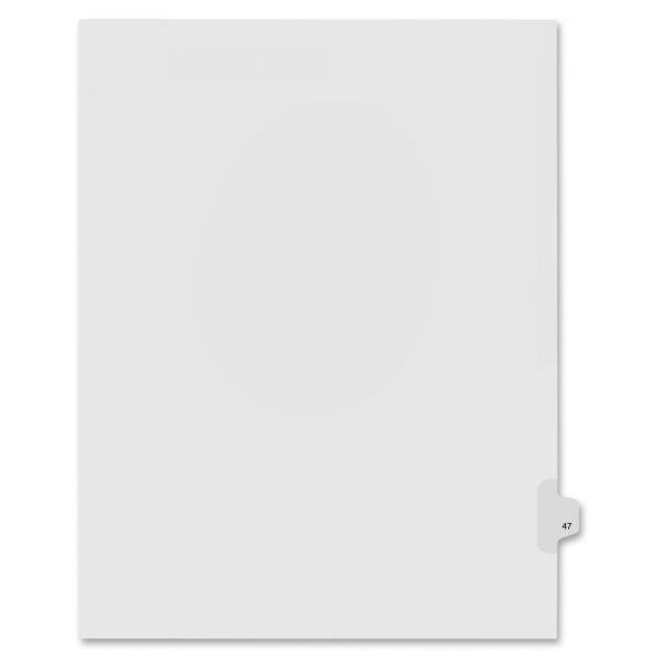 KLF91047 Kleer-Fax 90000 Series Side-Tab Legal Index Dividers