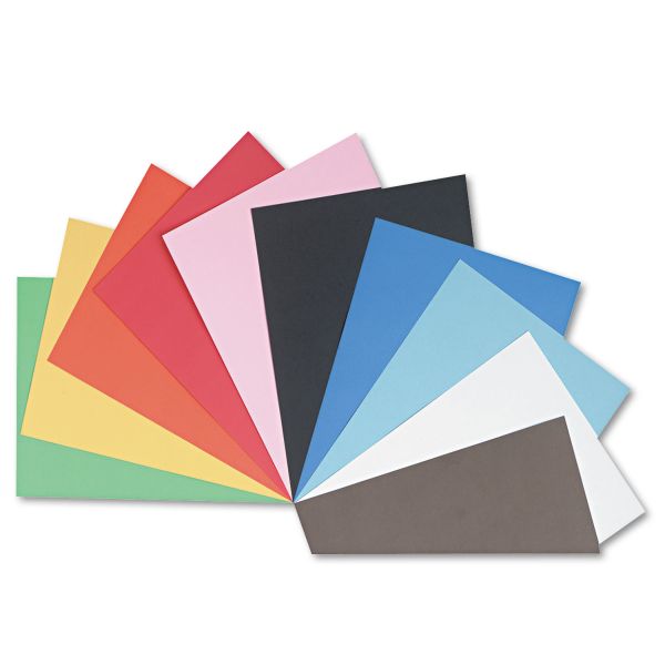 PAC103095 Pacon Tru-Ray Construction Paper, 76 lbs., 18 x 24, Assorted, 50 Sheets/Pack
