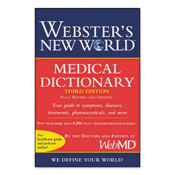 HOU1549536 Webster's New World Medical Dictionary, Third Edition