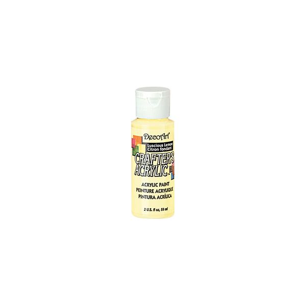 NOTM227124 Deco Art Crafter's Acrylic Luscious Lemon Acrylic Paint