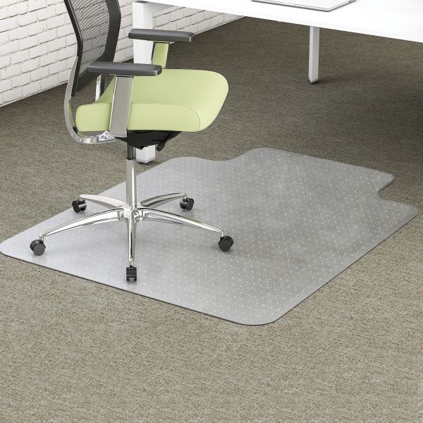 DEFCM1K432FPET Deflecto EnvironMat Recycled Low-Pile Chair Mat