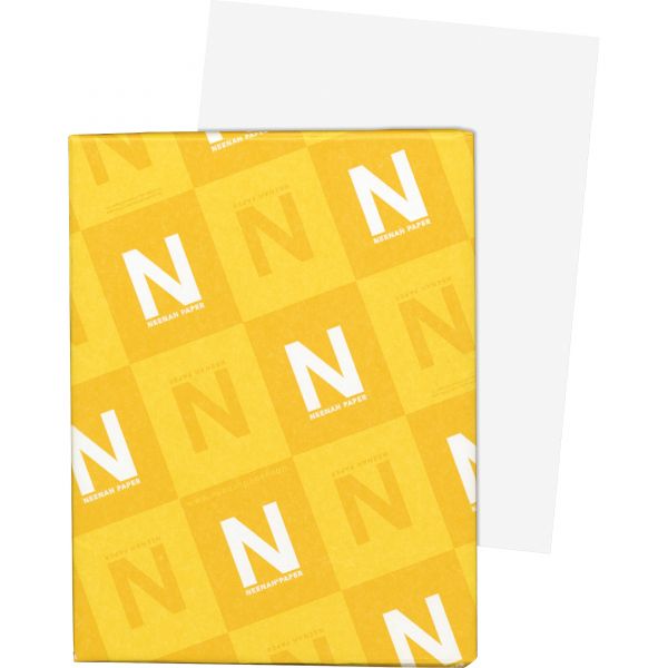 WAU40411 Neenah Paper Exact Index Card Stock, 110lb, 94 Bright, 8 1/2 x 11, White, 250 Sheets