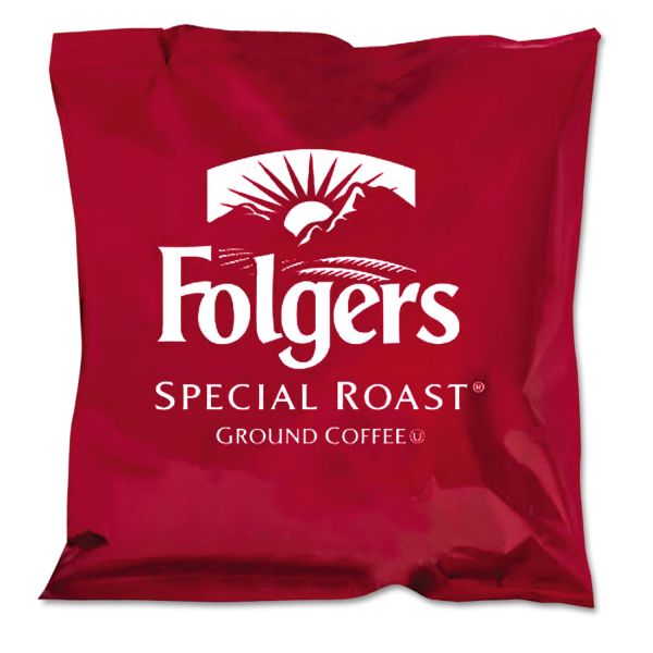 FOL06897 Folgers Ground Coffee, Fraction Packs, Special Roast, 42/Carton