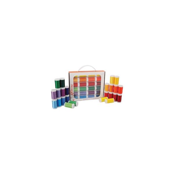 NOTM027198 Melrose Trilobal Polyester Thread Assortment 24/Pkg