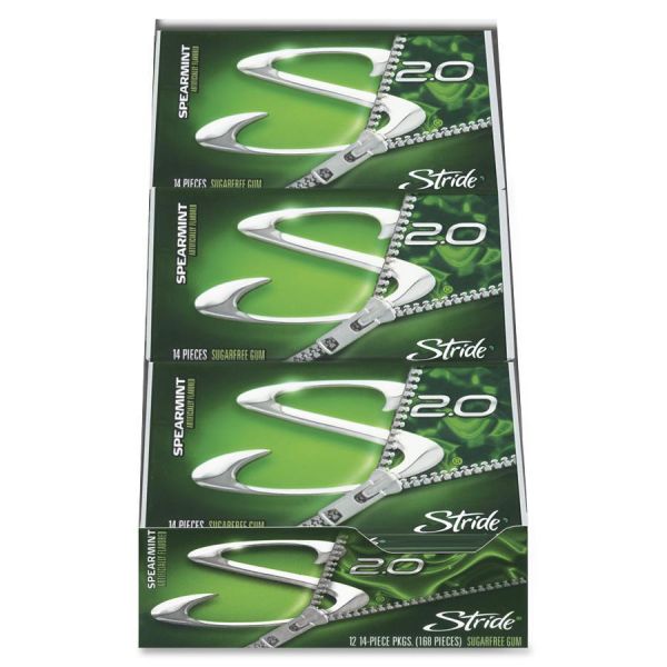 CDB6800300 Stride Spearmint Sugar-Free Gum