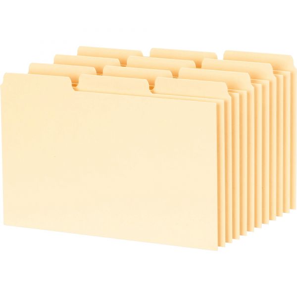 OXF413BUF Oxford 1/3 Cut Blank Tab Index Card Guides