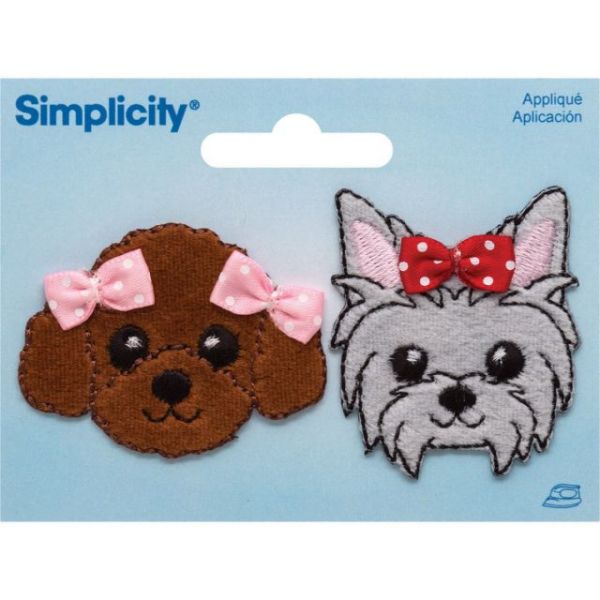 NOTM111643 Simplicity Iron-On Appliques 2/Pkg