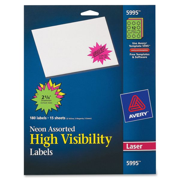AVE5995 Avery High Visibility Labels