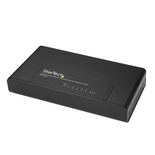 SYNX3911040 StarTech.com 5 Port Unmanaged Energy-Efficient Gigabit Ethernet Switch - Desktop / Wall Mount Network Switch