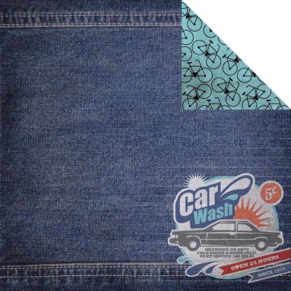 NOTM284498 Garage Days Double-Sided Cardstock