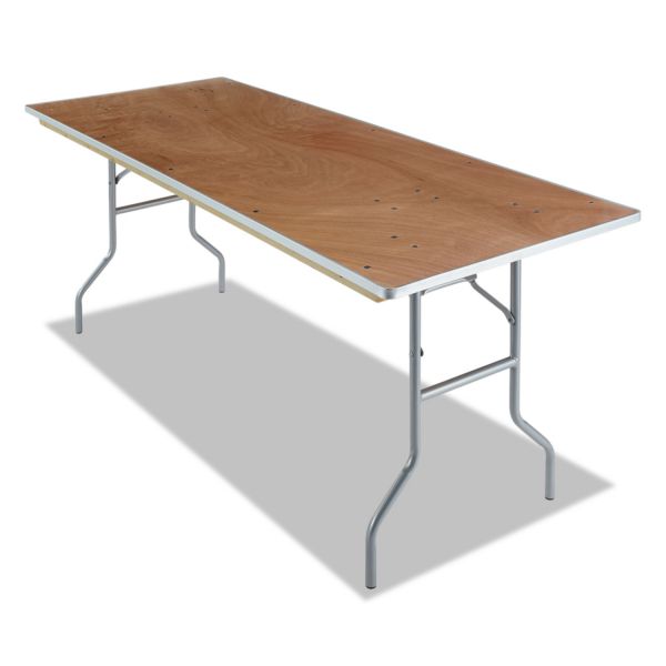 ICE56230 Iceberg Banquet Folding Table, Rectangular, 30w x 96d, Natural