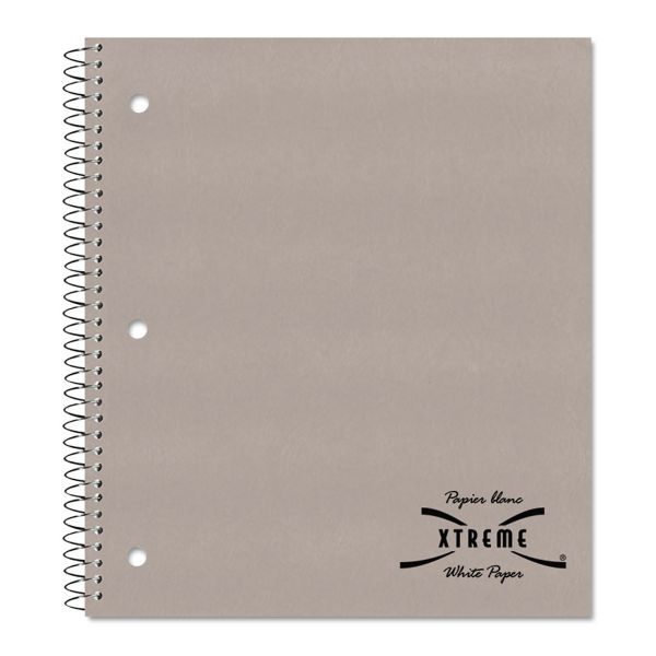 RED33706 National Subject Wirebound Notebook, College/Margin Rule, 11 x 8 7/8, White, 100 Sheets