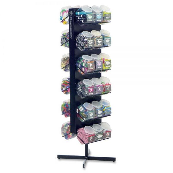 BAU99936 Baumgartens Double-sided 36-tub Display Rack