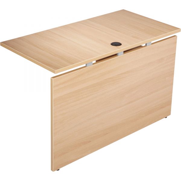 LLR81944 Lorell Concordia Series Latte Laminate Desk Ensemble