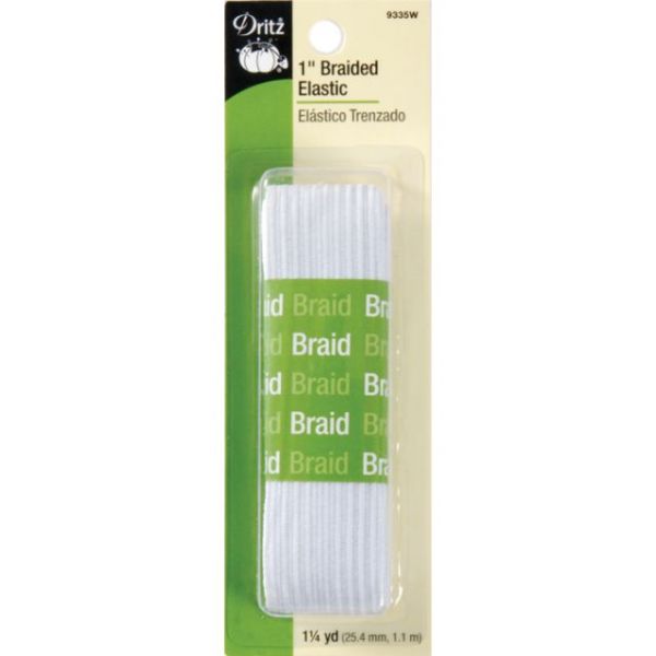 NOTM103391 Braided Elastic 1"X1-1/4yd