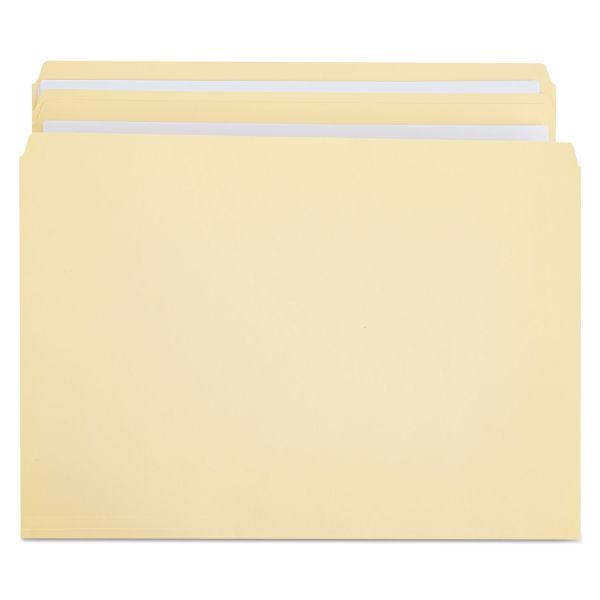 UNV16120 Universal File Folders, Straight Cut, Two-Ply Top Tab, Legal, Manila, 100/Box
