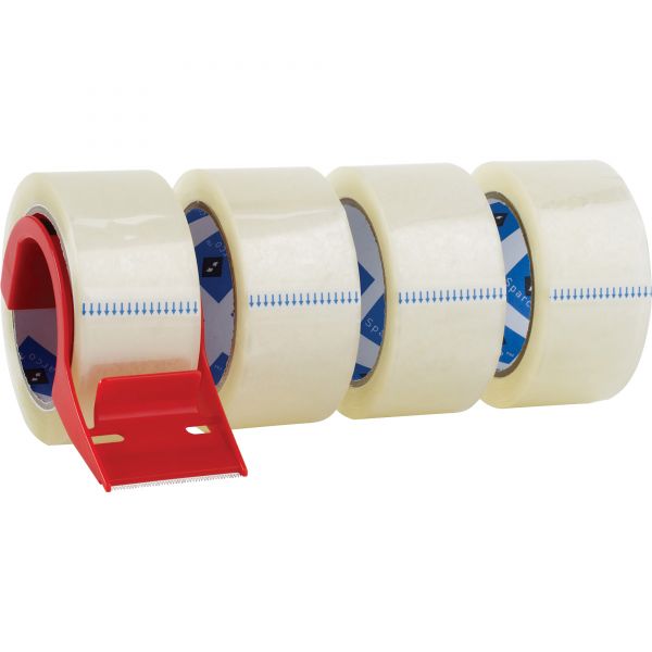 SPR64011 Sparco Heavy Duty 2" Packing Tape with Dispenser