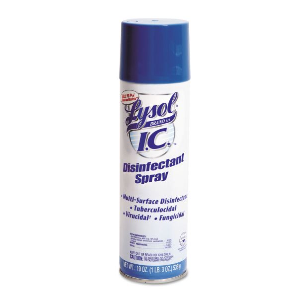 RAC95029CT LYSOL Brand III I.C. Disinfectant Spray, 19oz Aerosol, 12/Carton