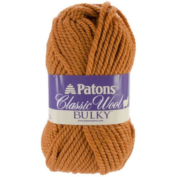 NOTM319571 Patons Classic Wool Bulky Yarn - Burnt Orange