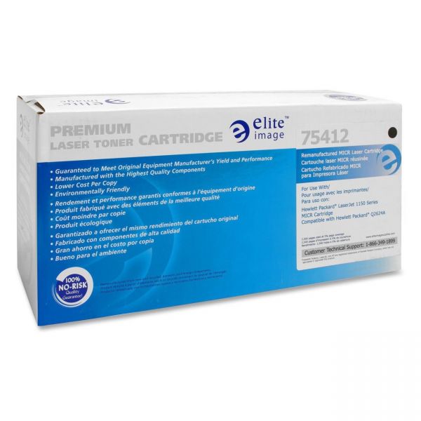 ELI75412 Elite Image Remanufactured HP 24A (Q2624A) MICR Toner Cartridge