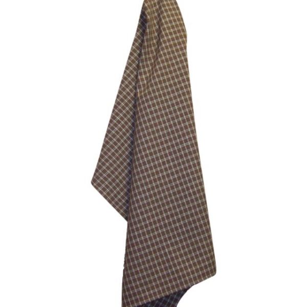 NOTM051575 Cream Windowpane Plain Weave Towel 20"X28"