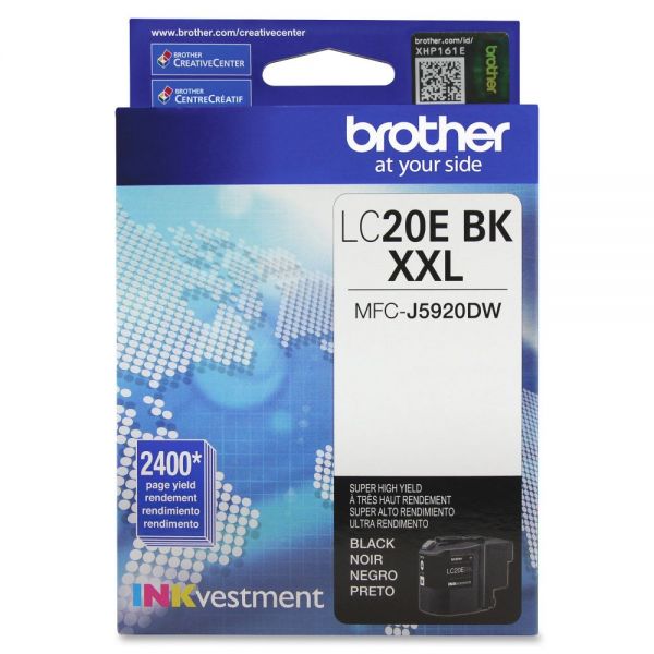 SYNX4212945 Brother LC20EBK Super High Yield Black Ink Cartridge