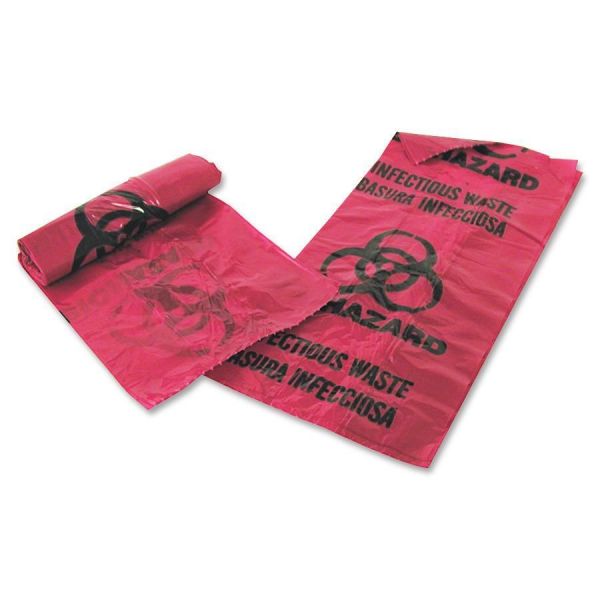 MHM01EB086000 Medegen MHMS Infectious Waste Red Disposal Bags