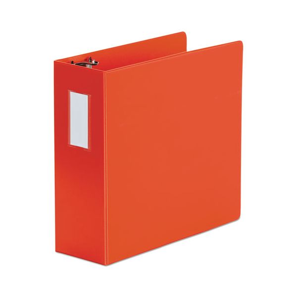 UNV20708 Universal 3-Ring Binder, 4" Capacity, D-Ring, Red