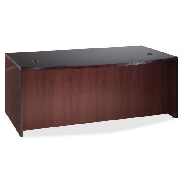LLR87800 Lorell 88000 Series D-Shaped Bowfront Desk