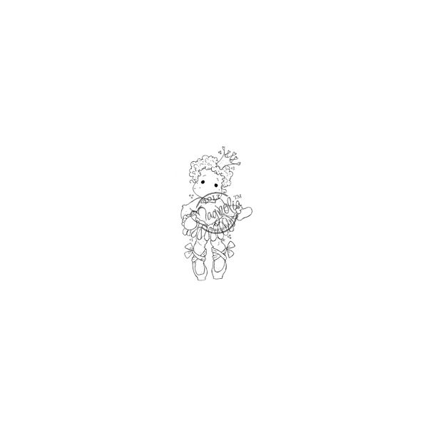 NOTM056681 Once Upon A Time Cling Stamp 5.5"X3.75" Package