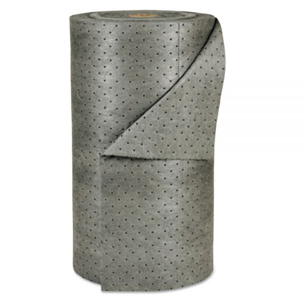 SBDMRO350DP SPC MRO Plus Medium Sorbent-Pad Roll, 38gal, 30" x 150ft, Gray