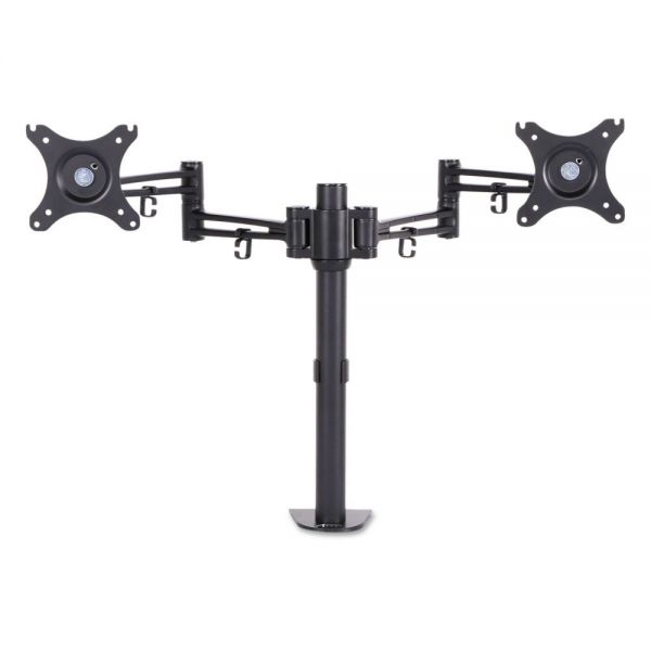 ALEAEMA2B Alera AdaptivErgo Pole-Mounted Monitor Arm, Dual Monitor up to 30”, Black