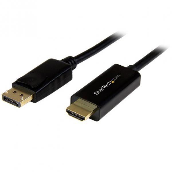 SYNX4172284 StarTech.com DisplayPort to HDMI converter cable - 3 ft (1m) - 4K