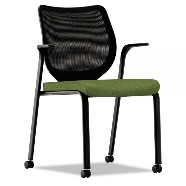 HONN606NR74 HON Nucleus Series Multipurpose Chair, Black ilira-stretch M4 Back, Clover/Black