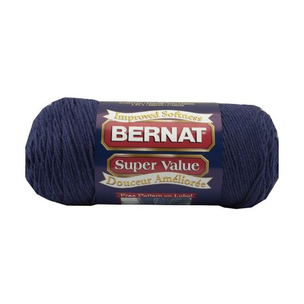 NOTM267829 Bernat Super Value Yarn - Denim Heather